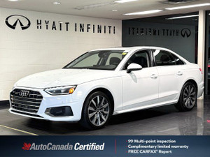 2023 Audi A4 Komfort - No Accidents | Apple CarPlay | Sunroof | Seat Memory
