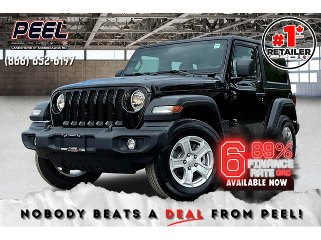 2022 Jeep Wrangler Sport S 2Dr | Tech Group | CarPlay | HardTop  in Cars & Trucks in Mississauga / Peel Region
