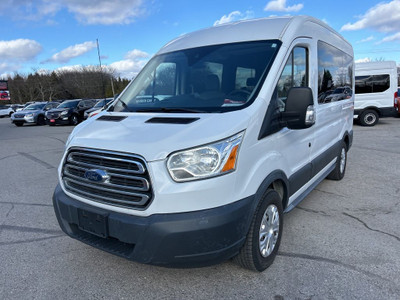  2015 Ford Transit Van MEDIUM ROOF, THIRD SEAT, 10 PASSENGER