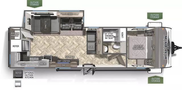 2024 PALOMINO PUMA 28RKQS in Travel Trailers & Campers in Hamilton - Image 2