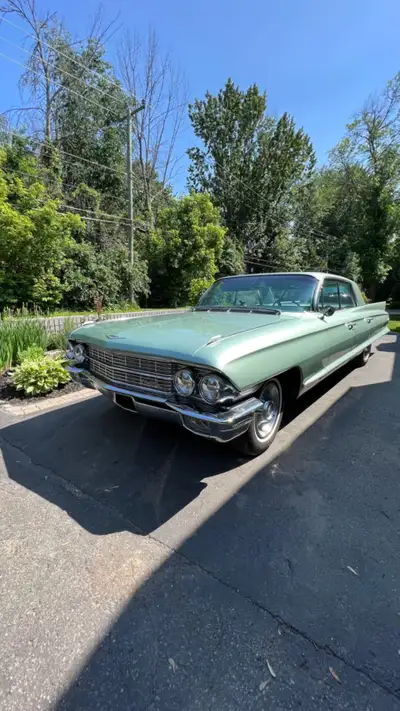 62 hardtop, four window Sedan de Ville, 2nd owner. Re registered in 2023, was originally purchased f...