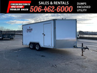 2002 REMEQ 8'x14' Galvanized Cargo Trailer