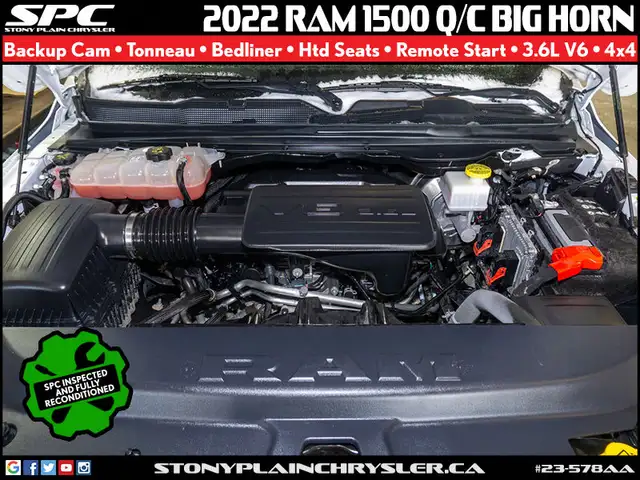 2022 RAM 1500 Big Horn 4x4 Quad Cab 6'4 in Cars & Trucks in St. Albert - Image 27