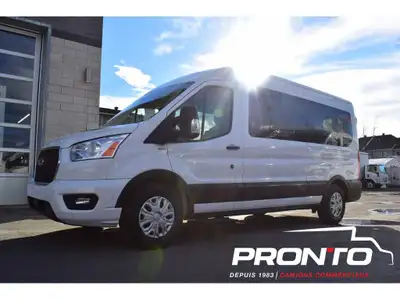 Ford Transit T350 148WB Toit Moyen 2022 ** 15 PASSAGERS ** ** 68,000km certifié!! ** 1 Seul Propriét...