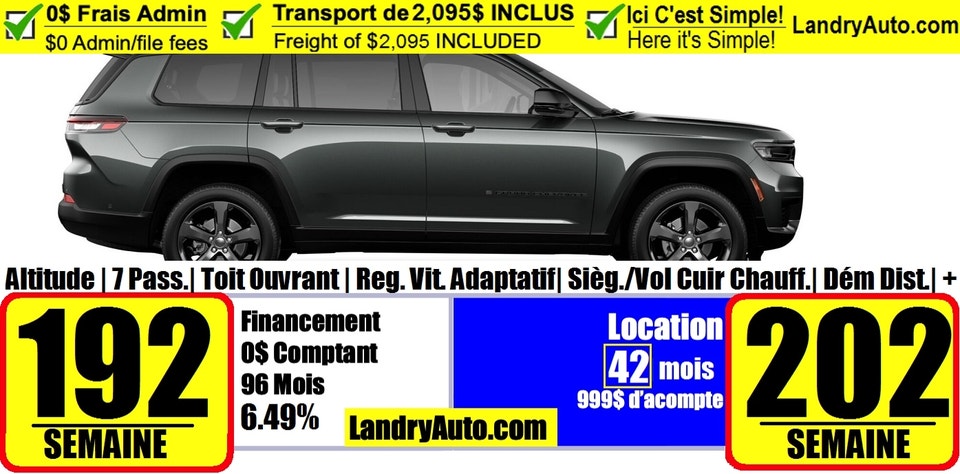 2023 Jeep Grand Cherokee L ALTITUDE