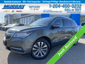 2016 Acura MDX *Local Trade*Clean Carfax*AWD*Navigation*Keyless Entry*Seven Passenger Seating*Leather Interior*Heated Seats and Steering*