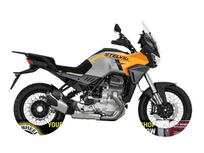 Stelvio, the Moto Guzzi modern adventurer tourer, is designed to accompany you on a journey that kno...
