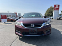 This 2014 Honda Accord Touring Sedan boasts a luxurious Basque Red Pearl II exterior and is ready to... (image 1)