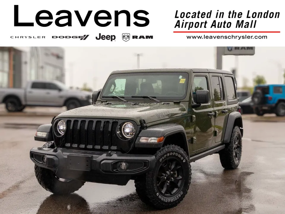 2021 Jeep Wrangler Unlimited Sport 4WD | Uconnect w/ 7