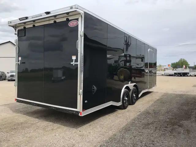 2026 IRON SERIES IRON V-NOSE CARGO/HAULER 8.5' WIDE TANDEM AXLE  in Cargo & Utility Trailers in Hamilton - Image 4