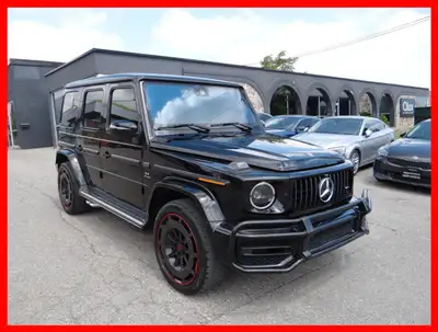 2021 MERCEDES BENZ G63 AMG ORIGINAL BRABUS RIMS ON BRAND NEW CONTINENTAL TIRES!!! CARPROOF VERIFIED,...