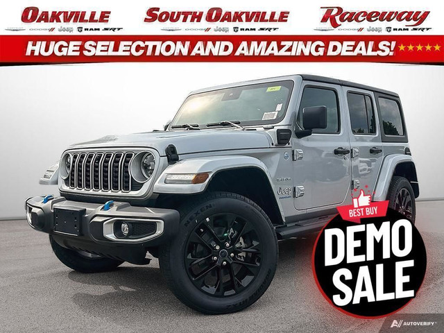 2024 Jeep Wrangler 4DR SAHARA | DEMO | HYBRID | NAV | PREMIUM AU in Cars & Trucks in Oakville / Halton Region