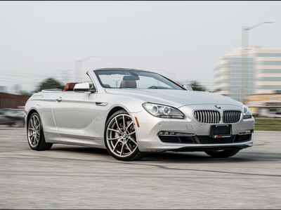 2012 BMW 6 Series 650I |CONVERTIBLE |RED INT|LOW KM |ONE OF THE 
