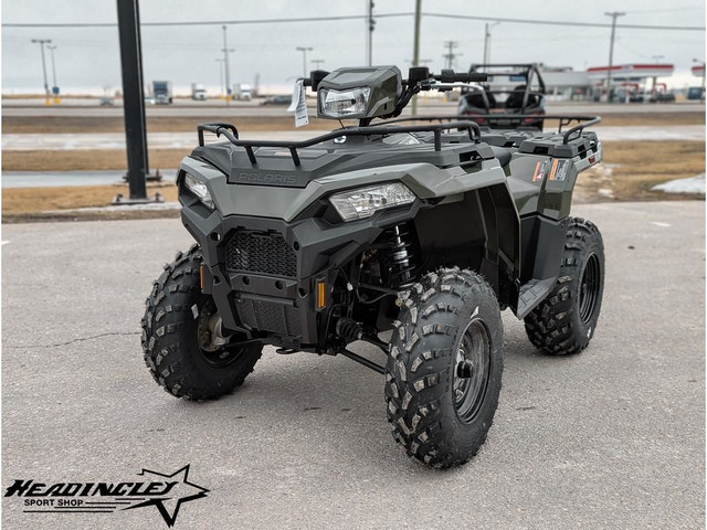 2025 Polaris Sportsman 570 // Sage Green w/ Rear Rack Extender in ATVs in Winnipeg
