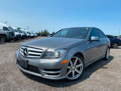 2013 Mercedes C350 4MATIC - Accident-Free! Grey on Black Leather Interior! Well Maintained! Loaded W...
