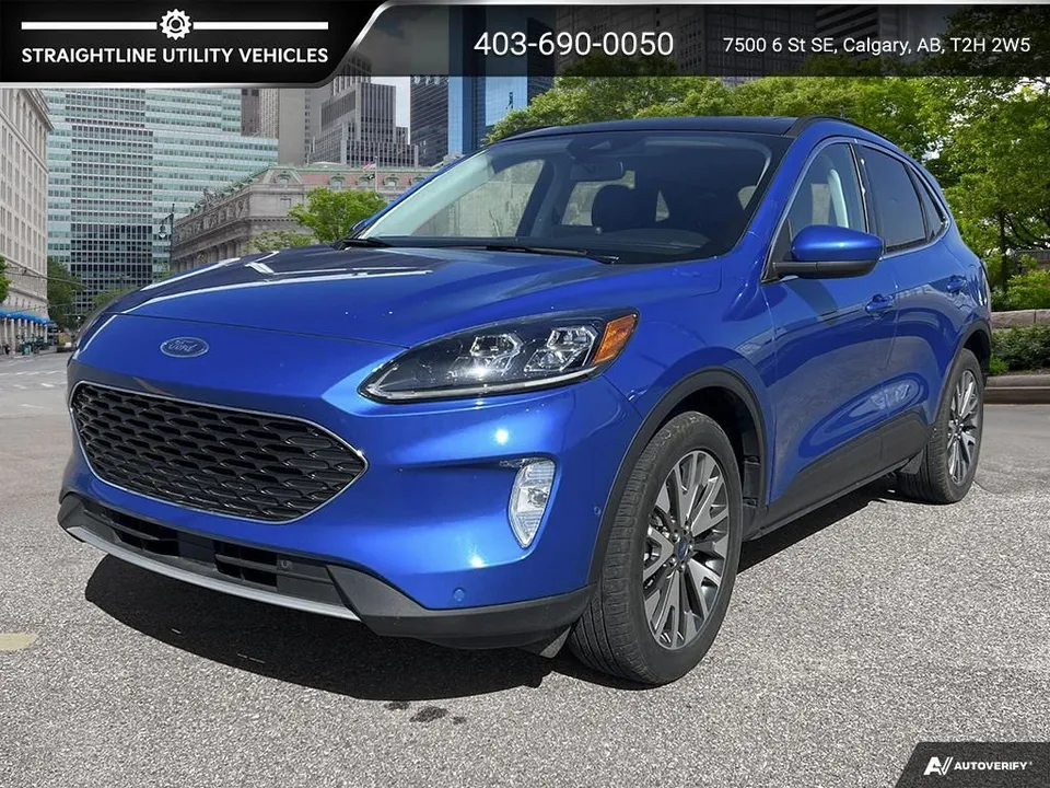 2021 Ford Escape Titanium AWD-Clean CarFax,pano roof,rem start