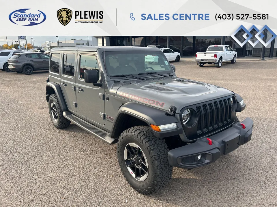 2021 Jeep Wrangler Unlimited Rubicon Dual tops, Nav, Leather,...