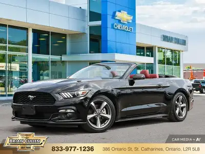 Experience the thrill of a lifetime with the classic yet powerful 2017 Ford Mustang Convertible in a...