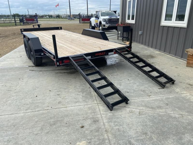 2024 Double A Trailers Equipment Trailer 83in. x 18' (14000LB GV in Cargo & Utility Trailers in Strathcona County - Image 4