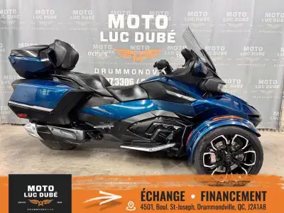 Can-Am Spyder RT Limited 2020 SEULEMENT 16 354 KM TRANSMISSION SEMI-AUTOMATIQUE 6 VITESSES GROUPE PL...