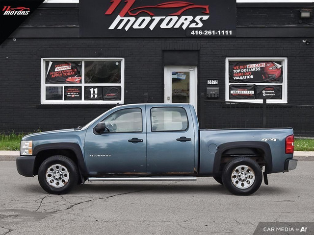 2010 Chevrolet Silverado 1500 4X4 Crew Cab 143.5" WT | LOW KMS | in Cars & Trucks in City of Toronto - Image 3