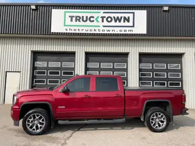 2018 GMC Sierra 1500 4WD Crew Cab SLT with the 6.2L V8 and only 94,000kms. Tons of eyeball with the...