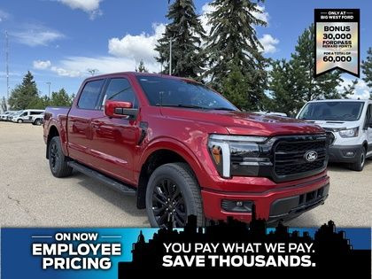 2025 Ford F-150 LARIAT 501A w/BLACK PKG, TOW/HAUL & MOONROOF in Cars & Trucks in Edmonton