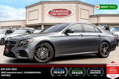 ENJOY 6 MONTHS NO PAYMENTS! AMG E 43 4MATIC | NAVI | 360 CAM | CLEAN CARFAX | BURMESTER SOUND MERCED...