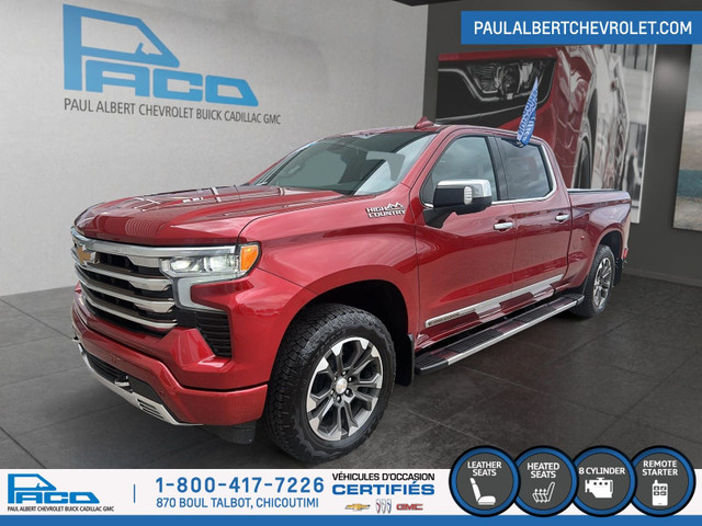 2022 Chevrolet Silverado 1500 4WD CREW CAB 147 HIGH COUNTRY in Cars & Trucks in Saguenay