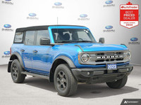 New Price! Odometer is 20559 kilometers below market average! Velocity Blue Metallic 2023 Ford Bronc... (image 6)