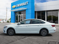 Odometer is 10322 kilometers below market average! White 2021 Volkswagen Jetta Highline FWD 8-Speed... (image 2)