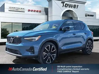 Check out this 2023 Volvo XC40 Ultimate Dark Theme. Its Automatic transmission and Intercooled Turbo...