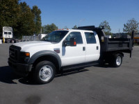 2008 ford F-550 Super Duty 9 Foot Dump Box With Power Tailgate D