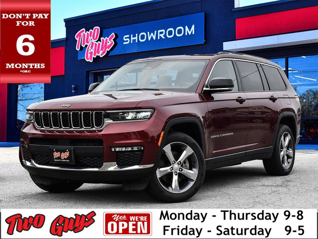 2021 Jeep Grand Cherokee L Limited 4x4 Leather Panoroof Nav Back in Cars & Trucks in St. Catharines