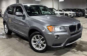 2013 BMW X3 XDrive28i/NO ACCIDENT/CUIR/TOIT/CAMERA/AC/MAGS/184645KM!