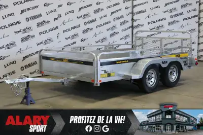 Cette REMORQUE MAXI-ROULE UTS66123DL-P 2026 est disponible DÈS MAINTENANT! Contactez-nous au 450-420...