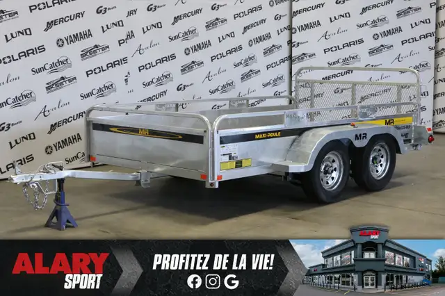 2026 Maxi-Roule UTS66123DL-P 66X120 ESSIEU DOUBLE in Cargo & Utility Trailers in Laurentides - Image 2
