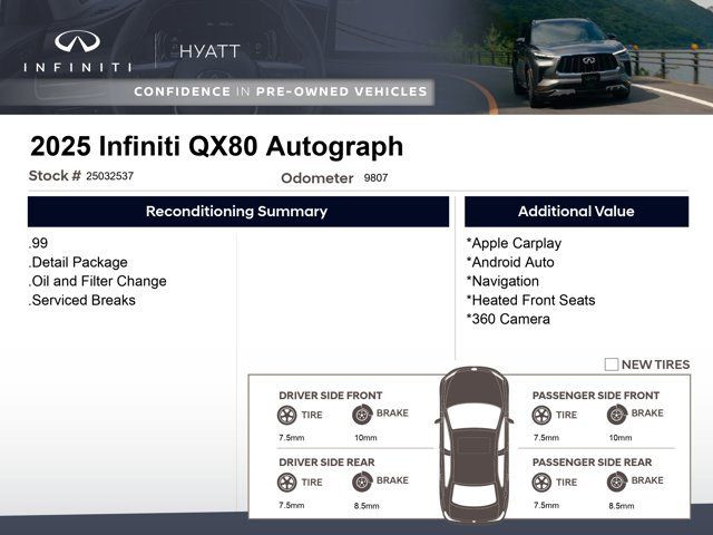 2025 INFINITI QX80 Autograph | Executive Demo | No Luxury Tax in Cars & Trucks in Calgary - Image 2