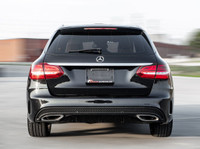 2018 Mercedes Benz C-300 Wagon AMG PKG Black Exterior on Red Interior comes with Navigation and Back... (image 4)