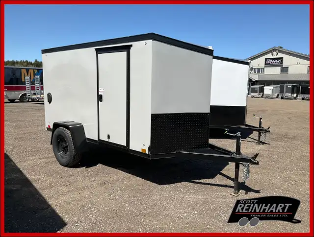 2025 Cross Trailers 5x10 Plus Slant Wedge Nose Alpha SA Enclosed in Cargo & Utility Trailers in Oakville / Halton Region - Image 3