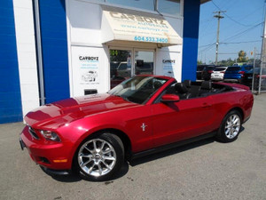 2011 Ford Mustang Premium, Convertible, V6, 6 Speed, Leather, Local!