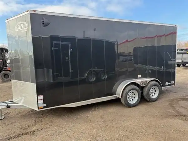 JENSEN GATOR ELITE 7X16-7K TANDEM AXLE RAMP DOOR in Cargo & Utility Trailers in Oshawa / Durham Region - Image 3