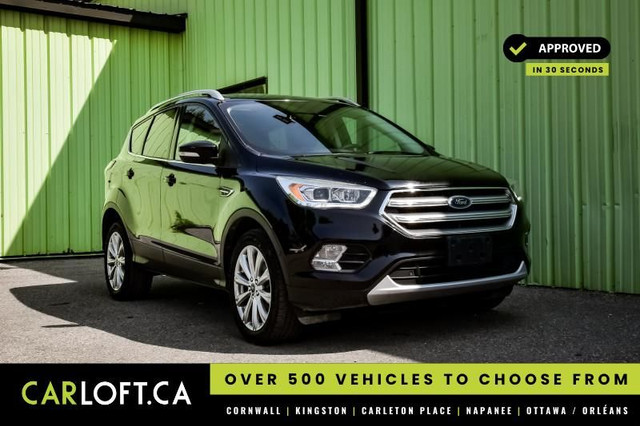 2017 Ford Escape Titanium • SUNROOF • HEATED LEATHER • PARK ASSI in Cars & Trucks in Ottawa