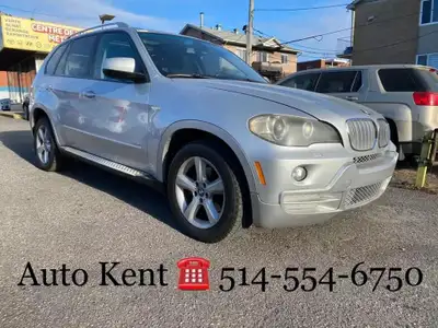 2007 Bmw X5 3.0si 7 PASSAGERS CUIR TOIT PANORAMIQUE VITRES ELECTRIQUES (COUVERT DE VALVE COULE COMME...
