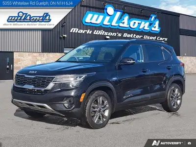 Come see this certified 2022 Kia Seltos LX AWD | Heated Seats | CarPlay + Android | Rear Camera | Bl...