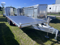 2023 Mission Trailers 101 x 20 All Aluminum Pintle Deckover Flat