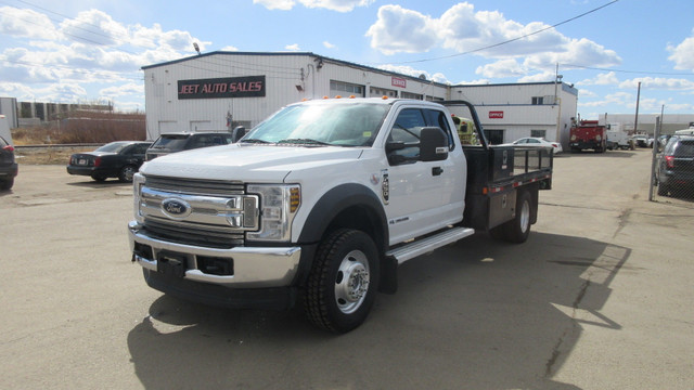 2018 FORD F-550 XLT 4X4 EXTENDED CAB FLATDECK in Heavy Equipment in Edmonton - Image 2