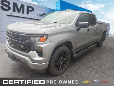 Saskatoon Motor Products - Recent Arrival! 2023 Chevrolet Silverado 1500 Custom - Certified. GM Cert...