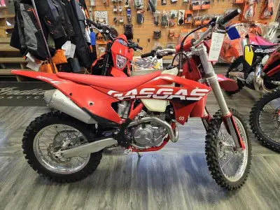2023 GASGAS EX 450FDistinctive package Hold on and get ready to rip! The EX 450F will power you off...