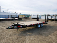 2024 SWS 20' DOW Trailer w/ D/T & Stand Up Ramps (2) 7K Axles